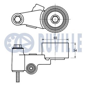 Achetez des Kit de distribution + pompe à eau RUVILLE 55214711 à prix pour 155,91 €
