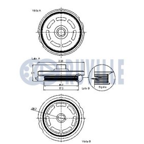 Compre Tensor da correia do alternador de RUVILLE online para CIVIC VII Hatchback (EU, EP, EV) a preços moderados