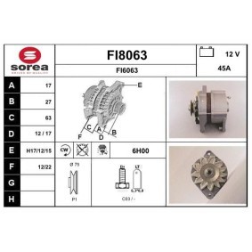 Köp Generator av SNRA FI8063 till det låga priset 2639,78 kr