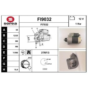 Köp Startmotor av SNRA FI9032 till det låga priset 1537,09 kr