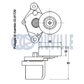 Achetez des Kit de distribution RUVILLE 5731371 à prix pour 73,82 €