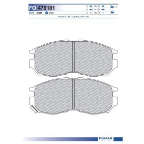 Bremsbeläge von FOMAR Friction