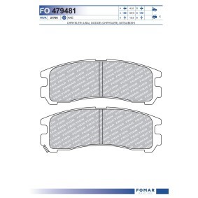 Bremsbeläge von FOMAR Friction