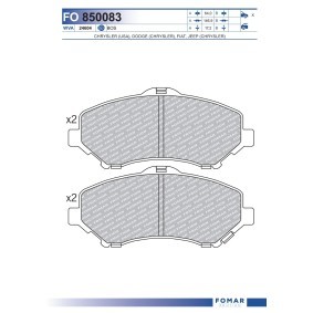 Comprar Juego de pastillas de freno de FOMAR Friction FO 850083 a bajo precio de 28,78 €