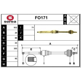 Antriebswelle von SERA günstig für 186,32 €