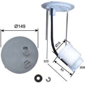 Kraftstofffilter von JS ASAKASHI FS21008