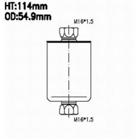 Compre Filtro de combustível da JS ASAKASHI FS481J a um preço baixo por 82,73 €