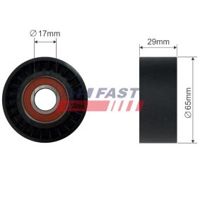 Compre Rolo tensor, correia trapezoidal estriada da FAST FT44554 a um preço baixo por 16,62 €