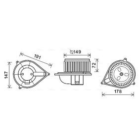 Gebläsemotor FT8426 von AVA COOLING SYSTEMS günstig für 93,59 € online kaufen