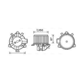 Gebläsemotor für FIAT von AVA COOLING SYSTEMS