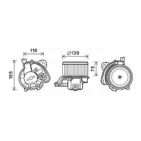 Gebläsemotor für OPEL von AVA COOLING SYSTEMS