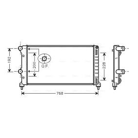 Achetez des Radiateur du moteur AVA COOLING SYSTEMS FTA2250 à prix pour 123,99 €