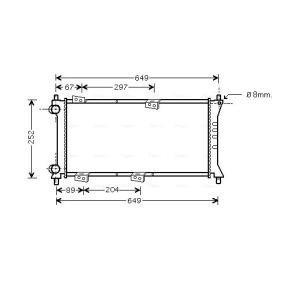 Acquista Radiatore motore da AVA COOLING SYSTEMS FTA2258 a buon mercato per soli 77,08 €