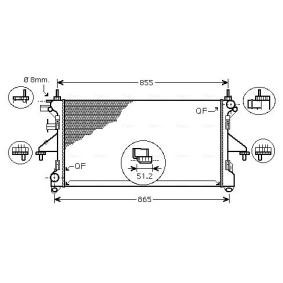 Achetez des Radiateur du moteur AVA COOLING SYSTEMS FTA2399 à prix pour 180,58 €
