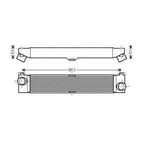 Achetez des Intercooler AVA COOLING SYSTEMS FTA4360 à prix pour 172,71 €