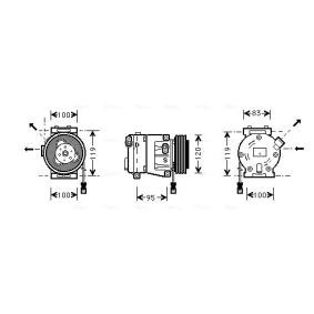 Klimakompressor von AVA COOLING SYSTEMS FTAK050