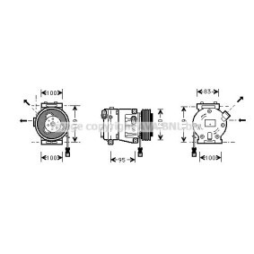 Acquista Compressore aria condizionata da PRASCO FTAK050 a buon mercato per soli 355,39 €