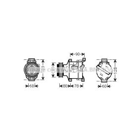 Acquista Compressore aria condizionata da PRASCO FTAK103 a buon mercato per soli 370,71 €