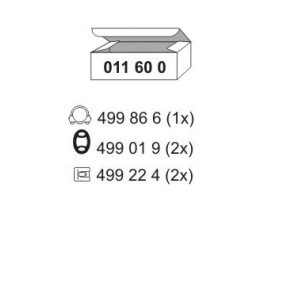 Compre Kit de montagem, silenciador da ERNST 011600 a um preço baixo por 15,85 €