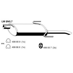 Endschalldämpfer 042291 von ERNST günstig für 91,81 € online kaufen