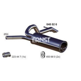 Endschalldämpfer 048026 von ERNST günstig für 172,12 € online kaufen