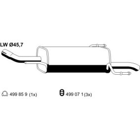Endschalldämpfer 052269 von ERNST günstig für 101,58 € online kaufen