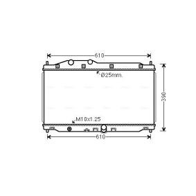 Achetez des Radiateur du moteur AVA COOLING SYSTEMS HD2305 à prix pour 150,34 €