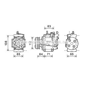 Acquista Compressore aria condizionata da PRASCO HDK310 a buon mercato per soli 518,24 €