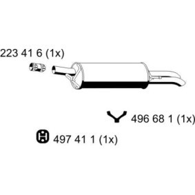 Endschalldämpfer 204149 von ERNST günstig für 235,80 € online kaufen