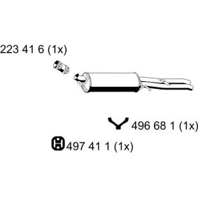 Endschalldämpfer 243186 von ERNST günstig für 230,26 € online kaufen
