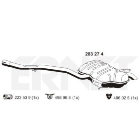 Endschalldämpfer 283274 von ERNST günstig für 237,65 € online kaufen
