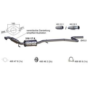 Comprar Silenciador intermedio de ERNST 310178 a bajo precio de 148,09 €