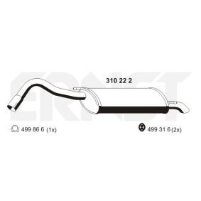 Endschalldämpfer 310222 von ERNST günstig für 105,45 € online kaufen