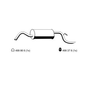 Endschalldämpfer 332118 von ERNST günstig für 95,62 € online kaufen