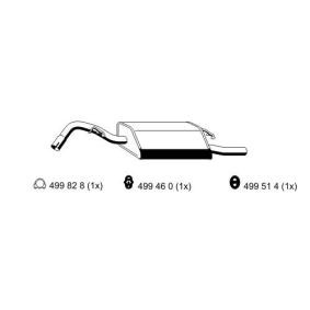 Endschalldämpfer 342193 von ERNST günstig für 117,65 € online kaufen