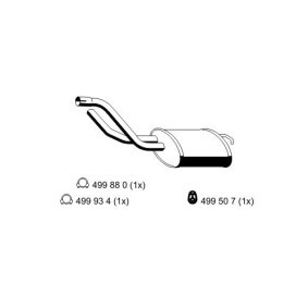 Endschalldämpfer 343091 von ERNST günstig für 114,55 € online kaufen