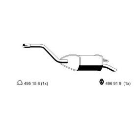 Endschalldämpfer 344180 von ERNST günstig für 151,98 € online kaufen