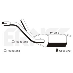 Endschalldämpfer 344210 von ERNST günstig für 118,43 € online kaufen