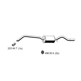 Endschalldämpfer 350020 von ERNST günstig für 111,81 € online kaufen