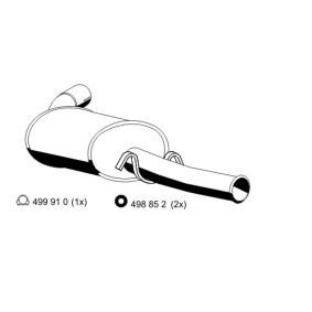 FIAT Endschalldämpfer von ERNST