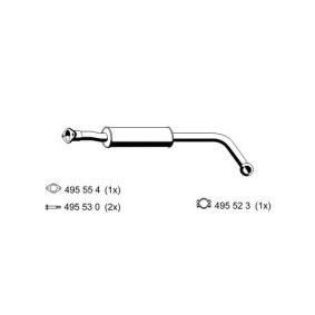 Mittelschalldämpfer 522014 von ERNST günstig für 45,68 € online kaufen