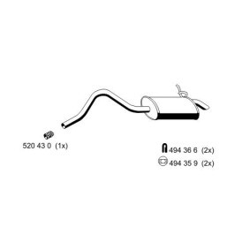 Endschalldämpfer 522038 von ERNST günstig für 112,46 € online kaufen