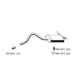 Endschalldämpfer 522212 von ERNST günstig für 112,08 € online kaufen