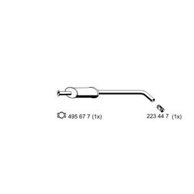 Mittelschalldämpfer 525060 von ERNST günstig für 63,75 € online kaufen