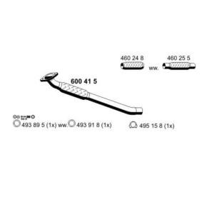 Abgasrohr 600415