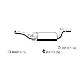 Comprar Silenciador intermedio de ERNST 670012 a bajo precio de 157,84 €