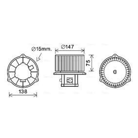 Gebläsemotor HY8353 von AVA COOLING SYSTEMS günstig für 151,16 € online kaufen