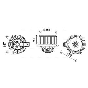 Gebläsemotor HY8434 von AVA COOLING SYSTEMS günstig für 150,56 € online kaufen