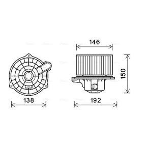 Gebläsemotor HY8554 von AVA COOLING SYSTEMS günstig für 113,55 € online kaufen