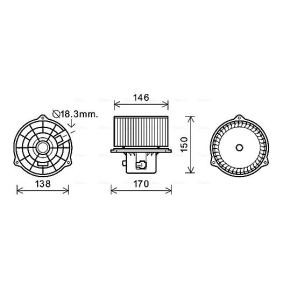 Gebläsemotor HY8555 von AVA COOLING SYSTEMS günstig für 156,03 € online kaufen